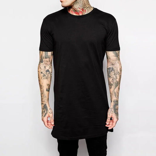 Men's Long T-shirt Tops Hip Hop