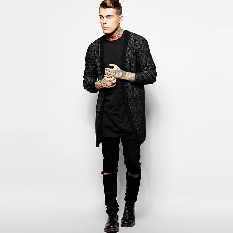 Men's Long T-shirt Tops Hip Hop