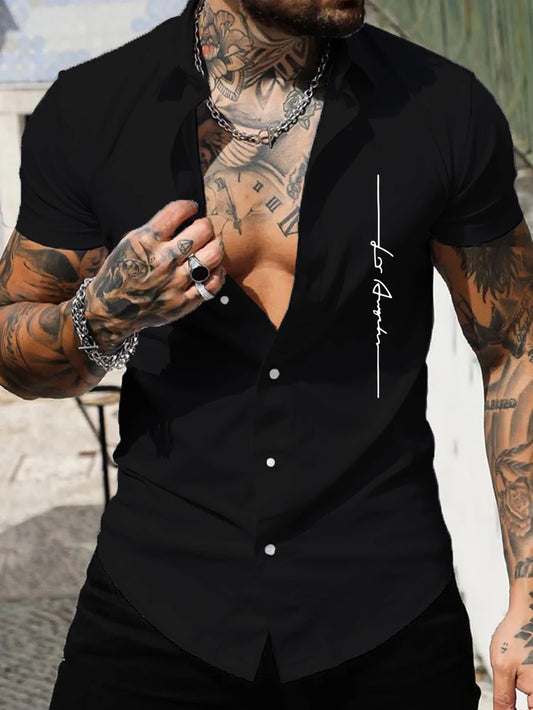 Men's short-sleeved shirt