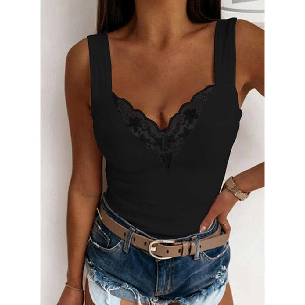 Lace Tank Top For Ladies