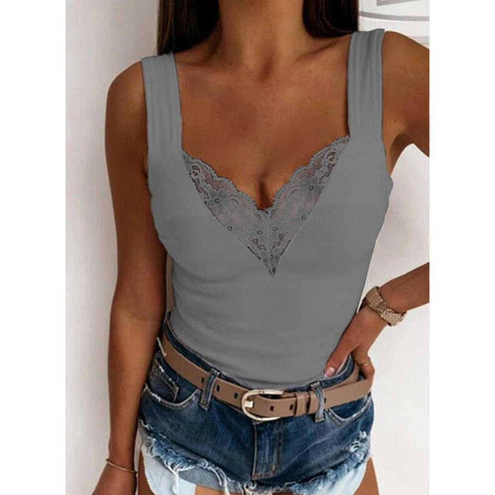 Lace Tank Top For Ladies