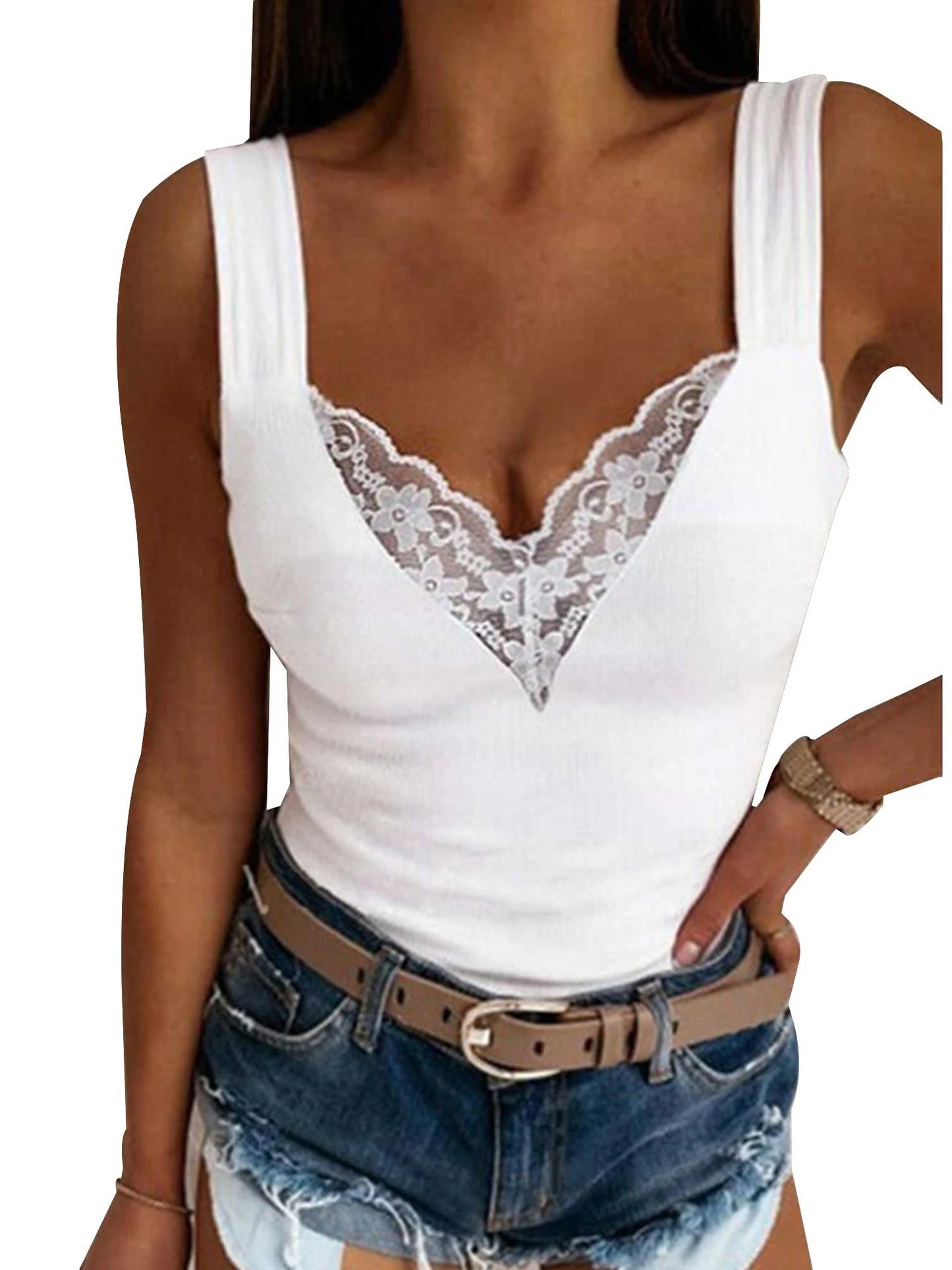 Lace Tank Top For Ladies