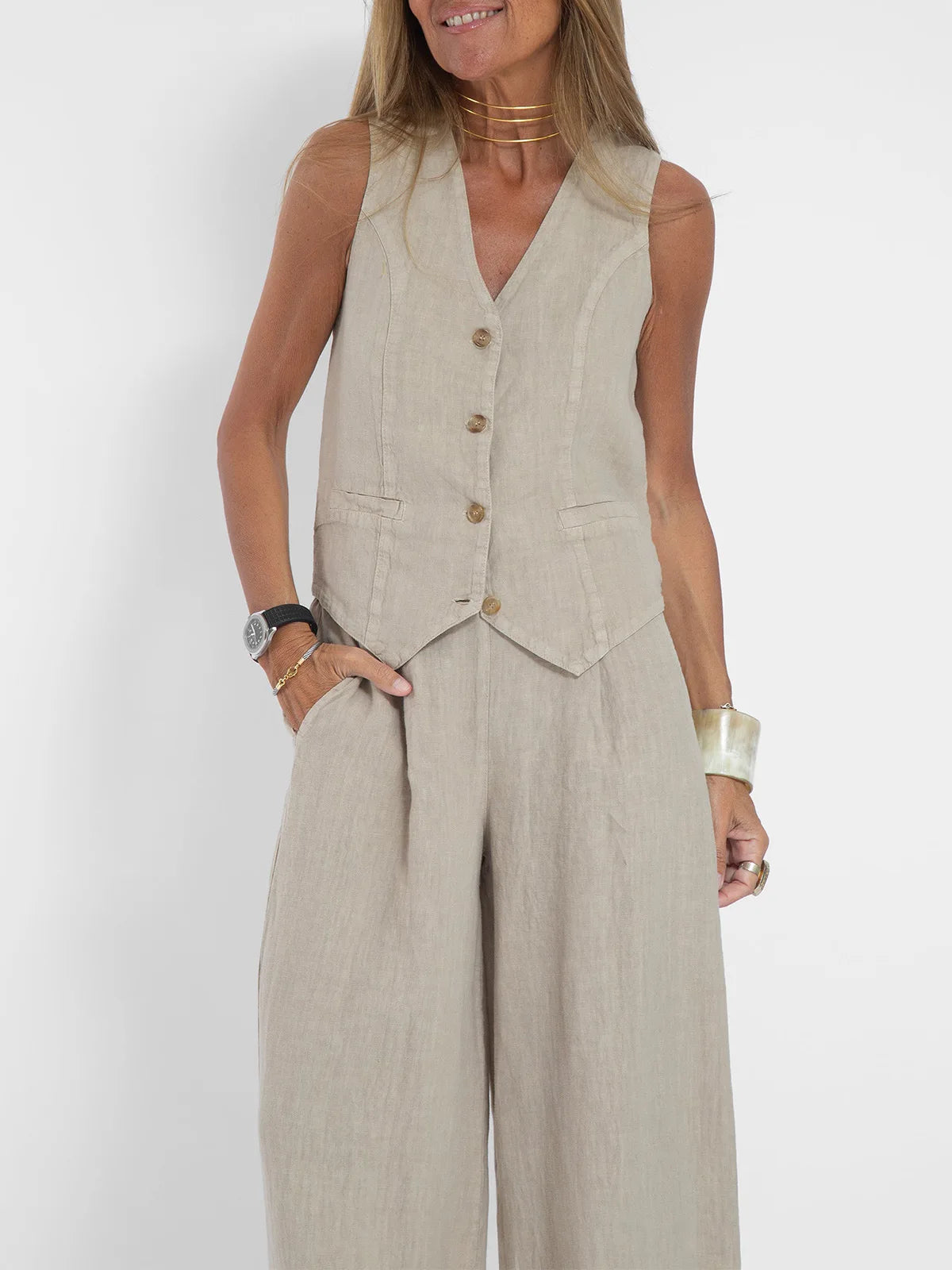 Vest Pants Collage