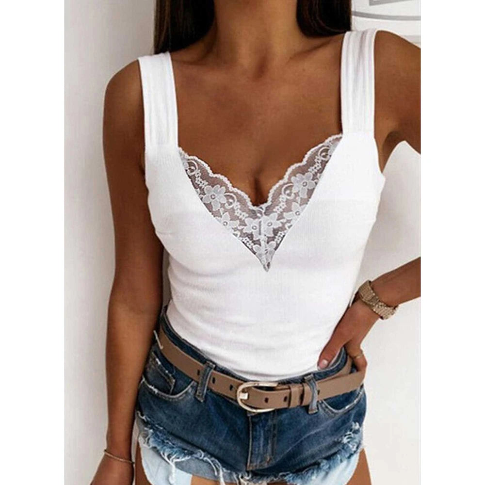 Lace Tank Top For Ladies